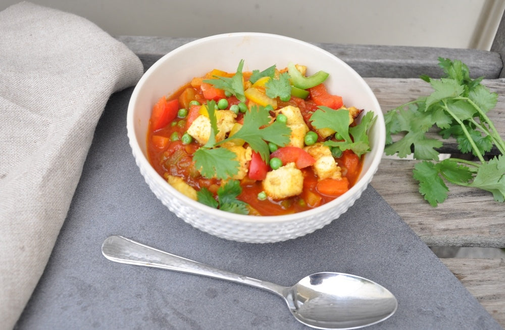 Groentecurry met Indiaase kaas