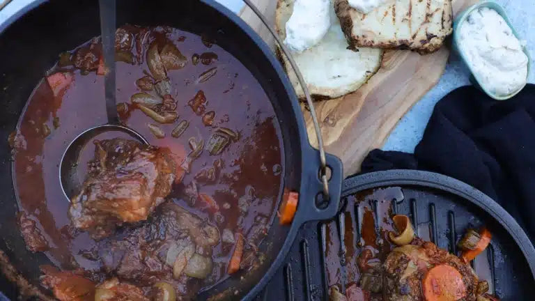 Geschmorte Kalbswangen von BBQ Street Chef Harm-Jan Bloem