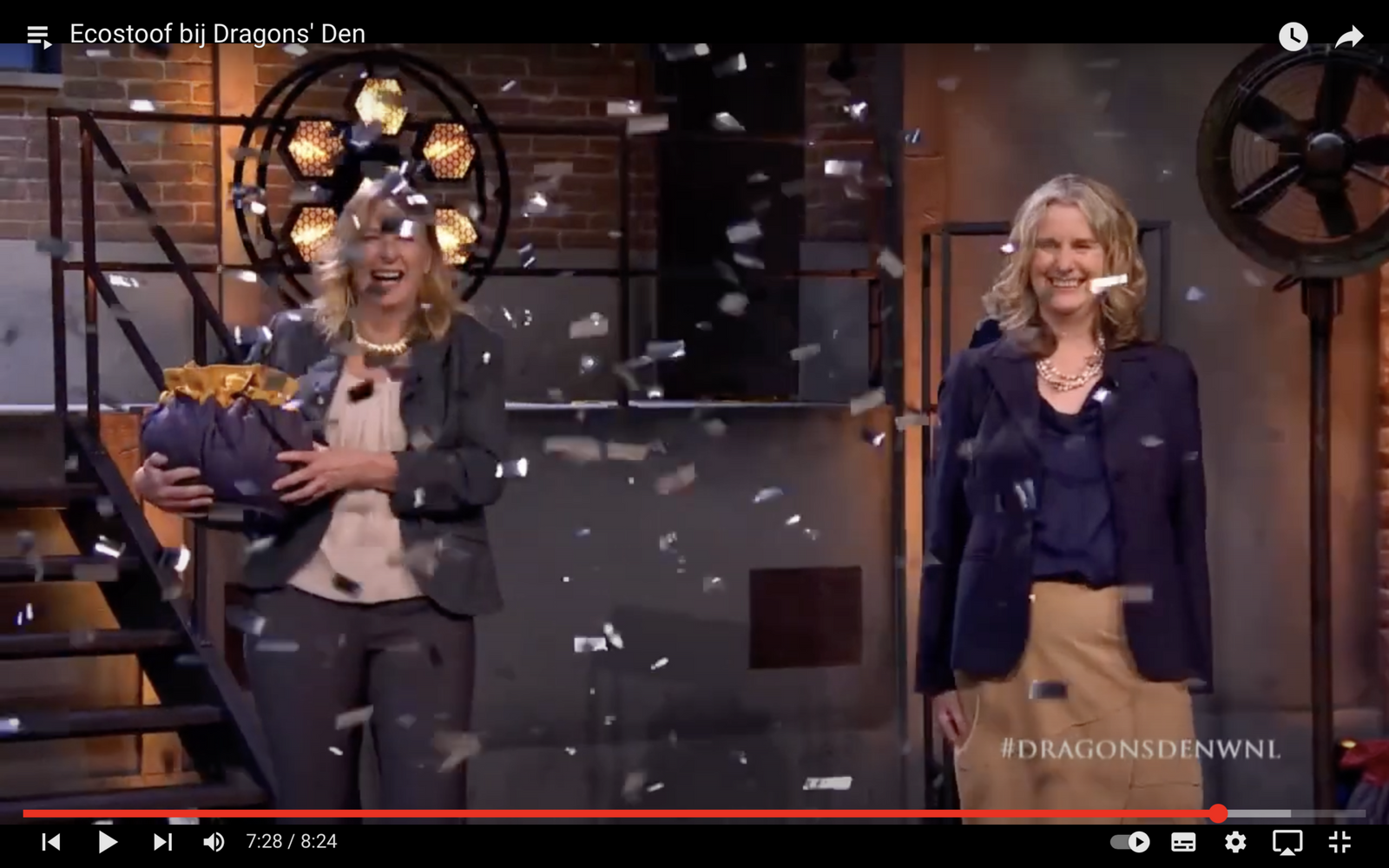 EcoStoof bij Dragon's Den