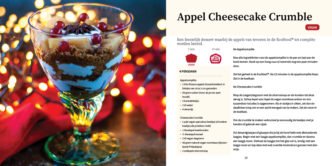 CRUMBLE EcoStoof Cookbook KERST