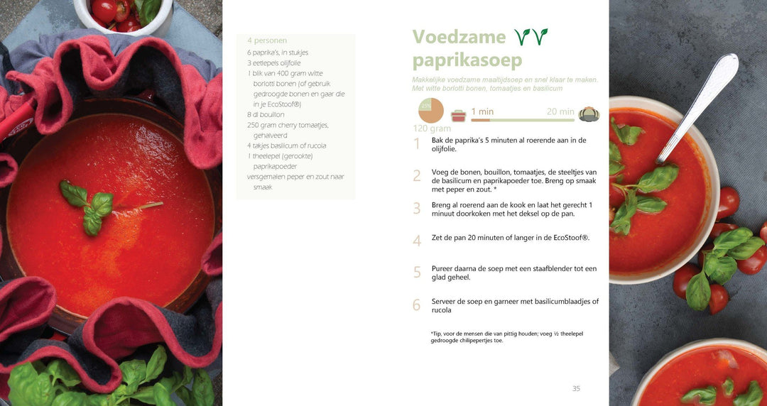 Pages Paprikasoep Makkelijke Maaltijden met de Ecostoof met voorkant Groot-5